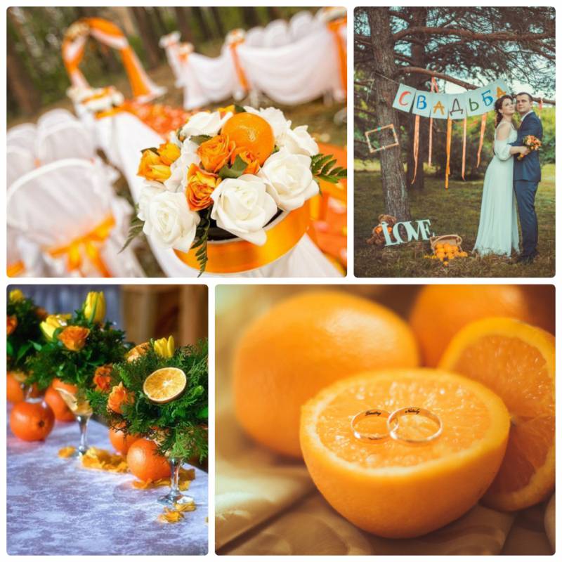 Идеи оформления апельсиновой свадьбы: что нужно знать молодоженам
