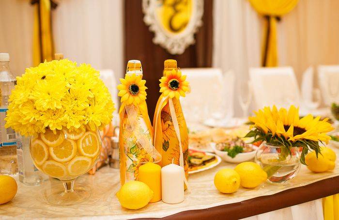 Свадьба в золотом цвете в тренде [2019] – оформление зала ? & фото примеров