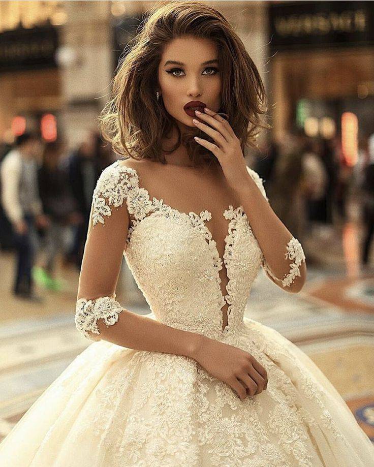Модные свадебные платья [50 фото] — каталог 2018 & новинки