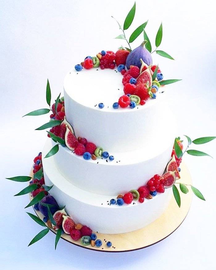 Топ-12 цветов для свадебного торта