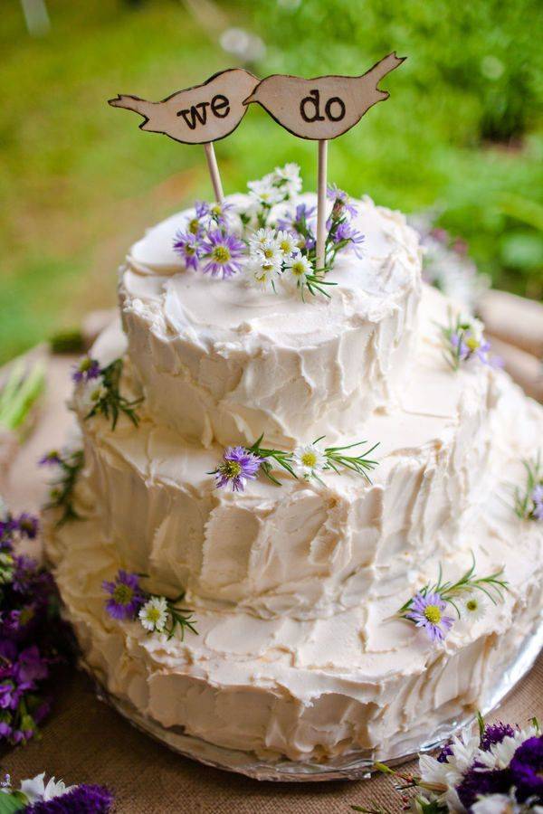 Торт для свадьбы в стиле прованс – изысканная простота