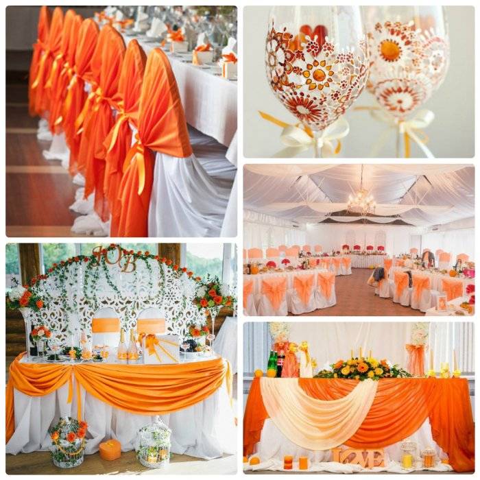 Украшение зала на свадьбу оранжевый лилия фото — 15 идей 2021 года на невеста.info