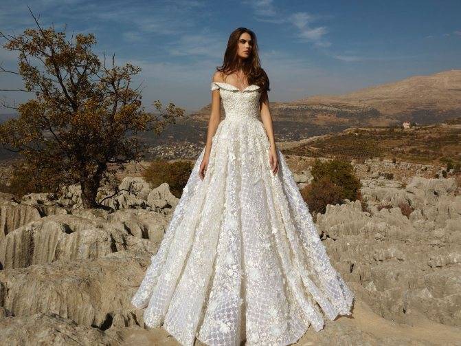 Красивые свадебные платья - последние новинки сезона (69 фото)