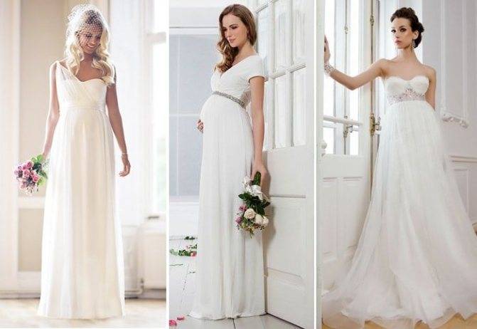 Выбираем свадебное платье для беременной невесты