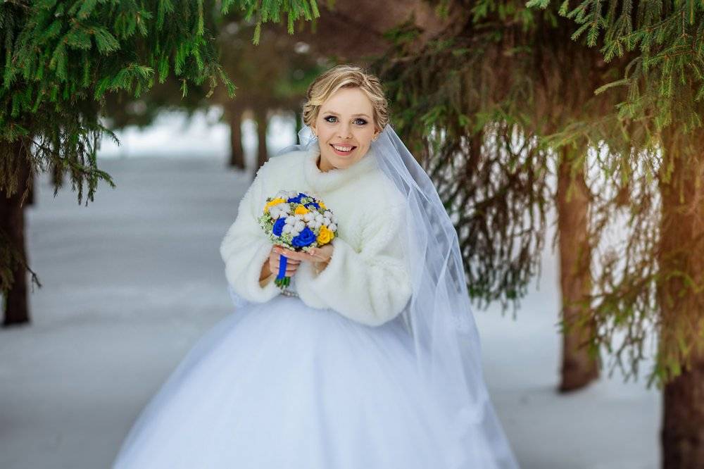 Зимняя свадьба: образ жениха и невесты, идеи оформления и развлечений