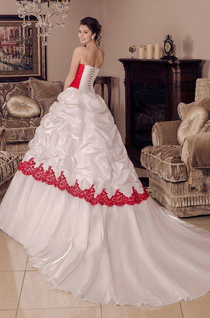 Красное свадебное платье: фото. как выбрать платье на свадьбу красного цвета