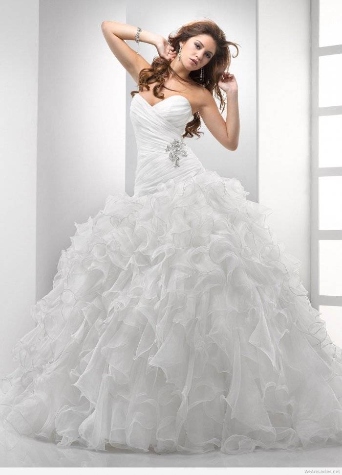 Пышные свадебные платья - 82 фото и рекомендации по выбору