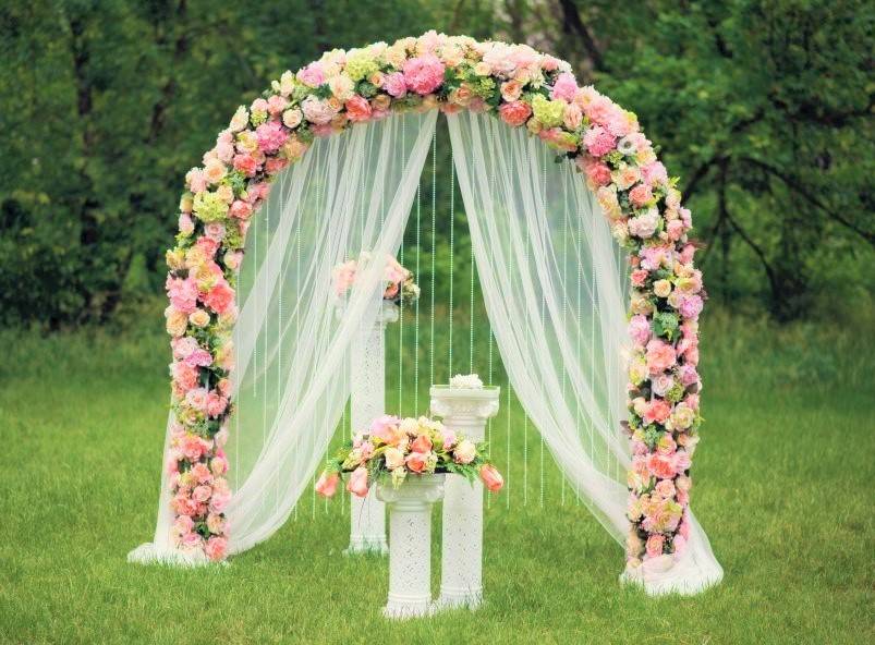 Как сделать свадебную арку своими руками?