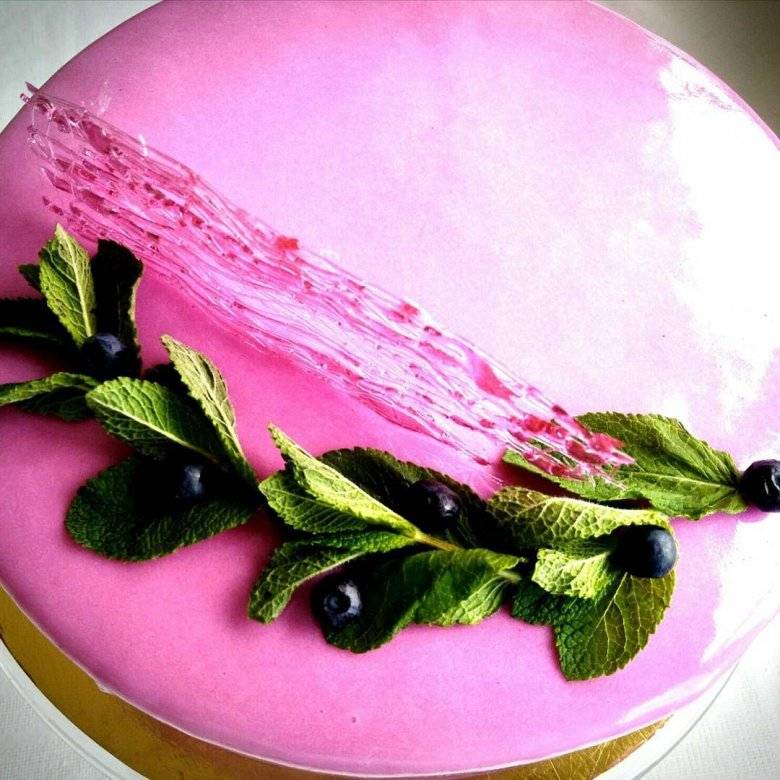 Муссовый торт с зеркальной глазурью: пошаговый рецепт с фото :: syl.ru