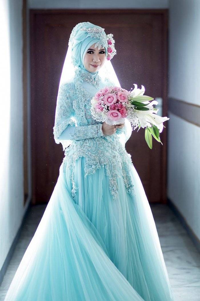 Мусульманские свадебные платья: фасоны и модели (137 фото)