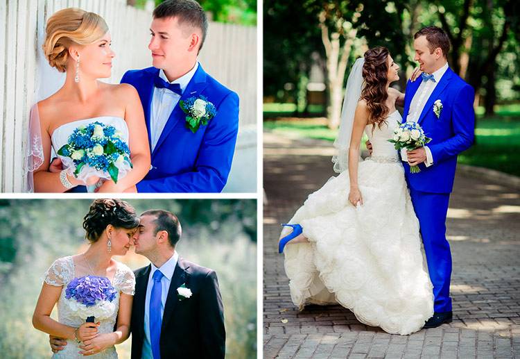 Что сочетает бело синяя свадьба. оформление синей свадьбы: всё что нужно знать и примеры оформления. синяя свадьба: выбор палитры