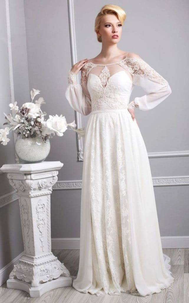 Свадебное платье в стиле прованс, популярные фасоны и модели