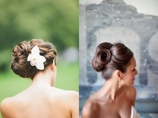 Свадебный пучок — прическа, которая подходит для невест со всеми типами волос