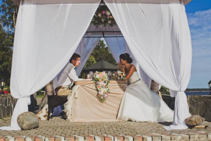 Как организовать свадьбу на открытом воздухе