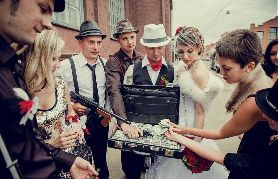Выкуп невесты в стиле «мафия». крутое начало свадебного дня! | праздник идей