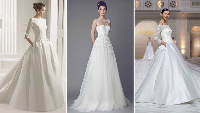 «скромное свадебное платье – один из лучших вариантов для невесты[