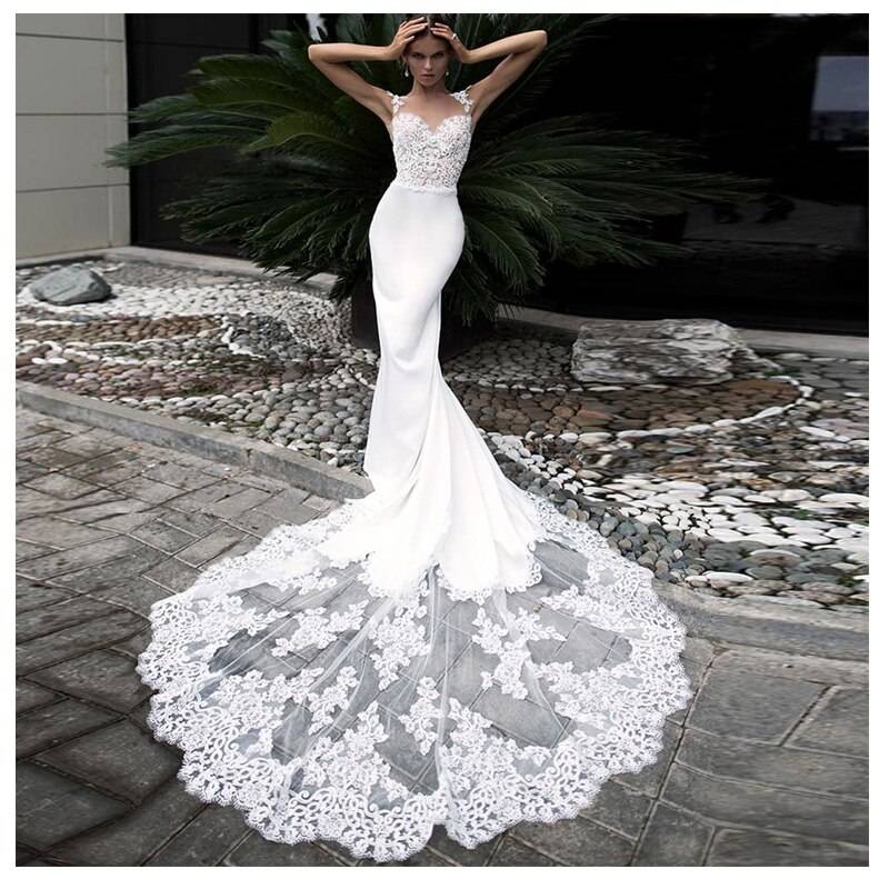 Свадебное платье русалка или годе: красиво и сексуально
