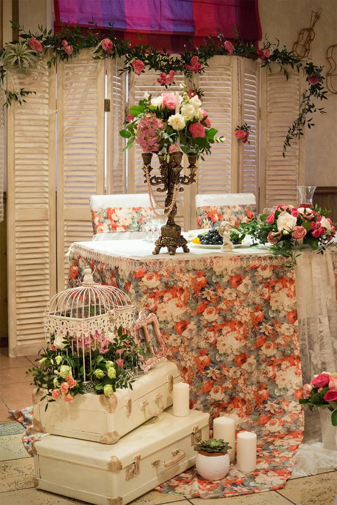 Декор свадьбы в стиле шебби шик: изысканность с налетом старины