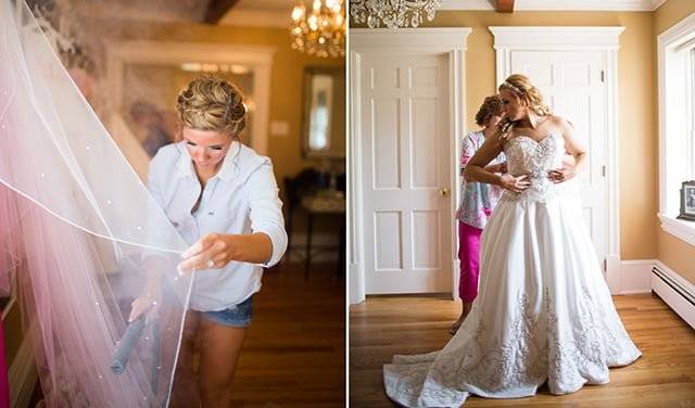 Как погладить свадебное платье, советы невестам