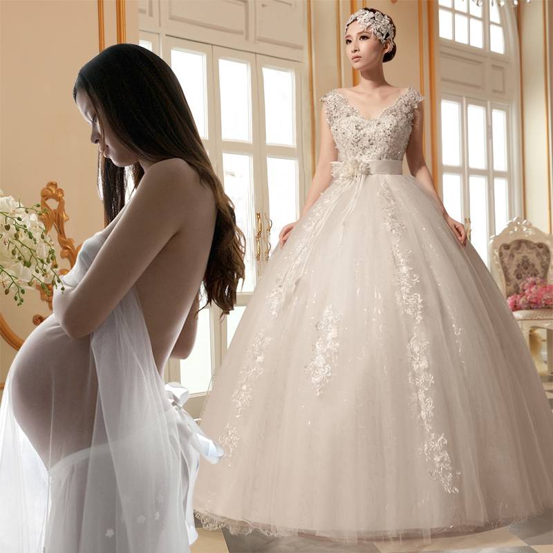 Подходящие свадебные платья для беременных: полная информация по выбору на всех сроках