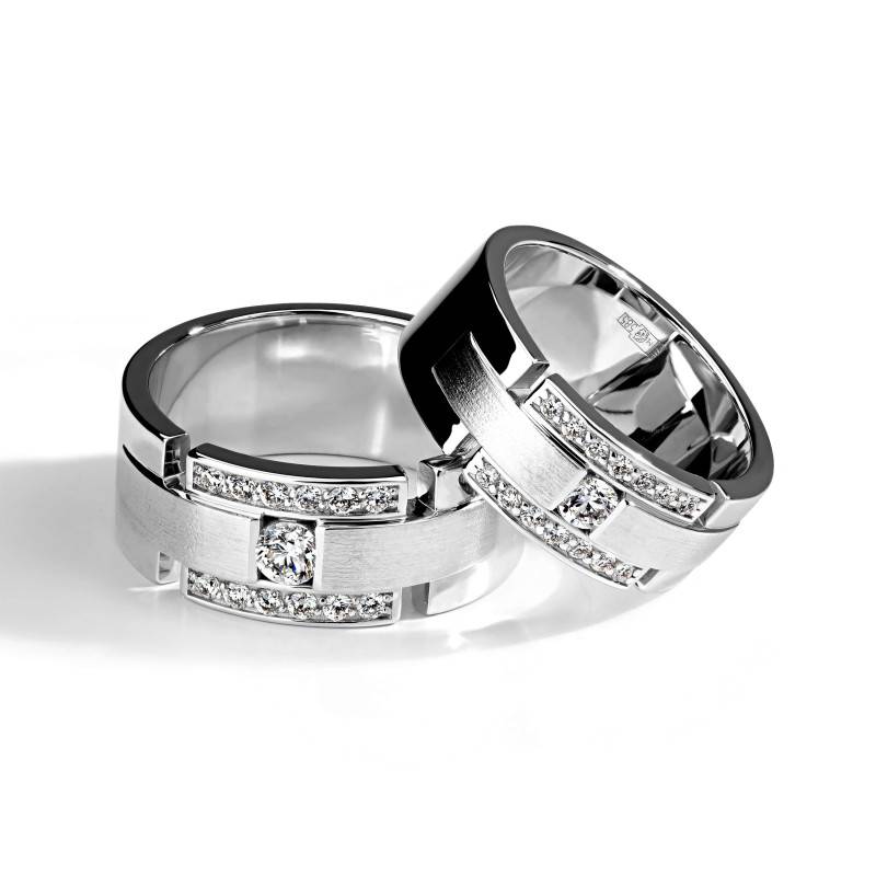 Мужские обручальные кольца из золота, платины, с бриллиантами на заказ | ювелирная мастерская джон-голд