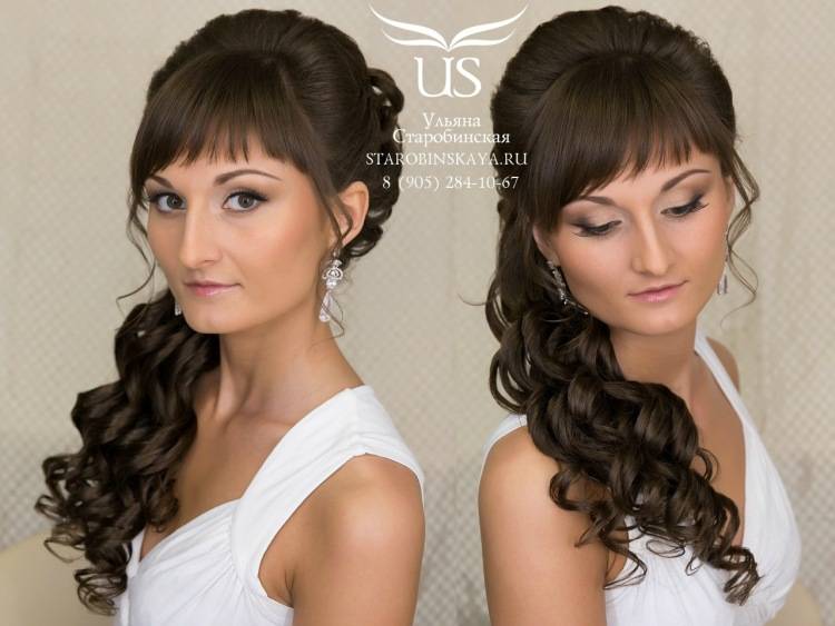 Свадебная прическа с косой — подбор укладки в зависимости от типа лица + 71 фото