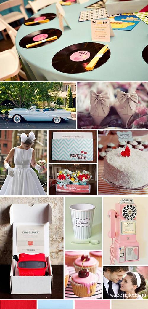 Свадьба в стиле стиляги [2019]: фото ? оформления, тематическая одежда, торт, приглашения & конкурсы