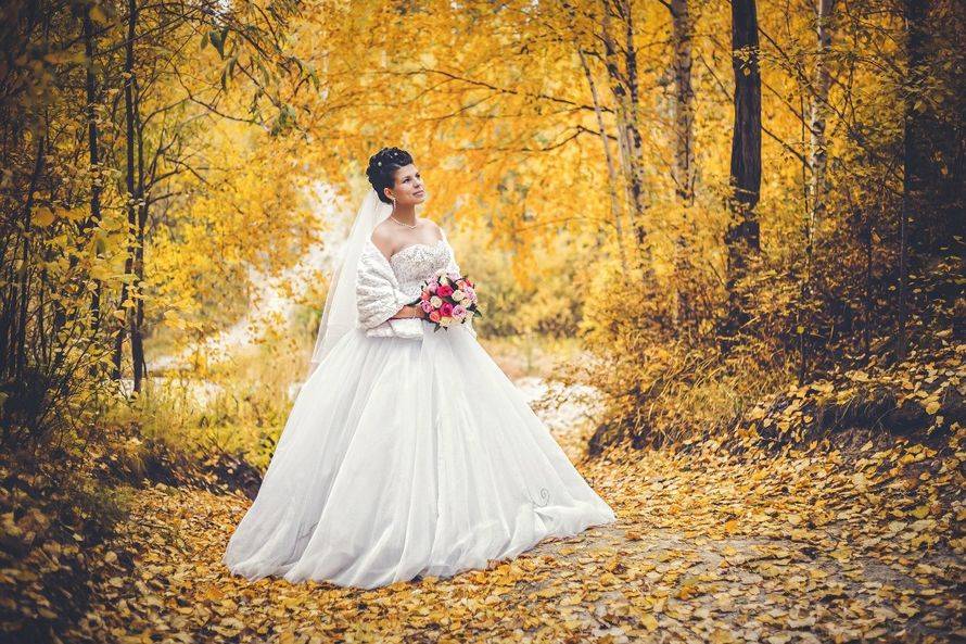 Образ невесты для осенней свадьбы: топ-10 «свежих» идей