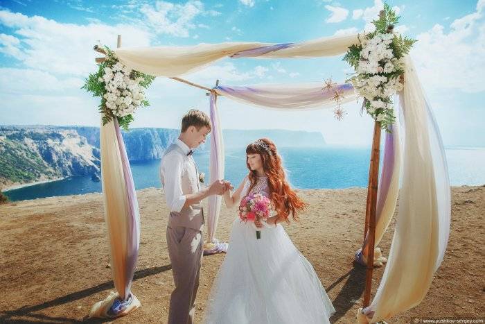 Свадьба в крыму для двоих? в [2019] – организация & оформление символической церемонии на берегу моря