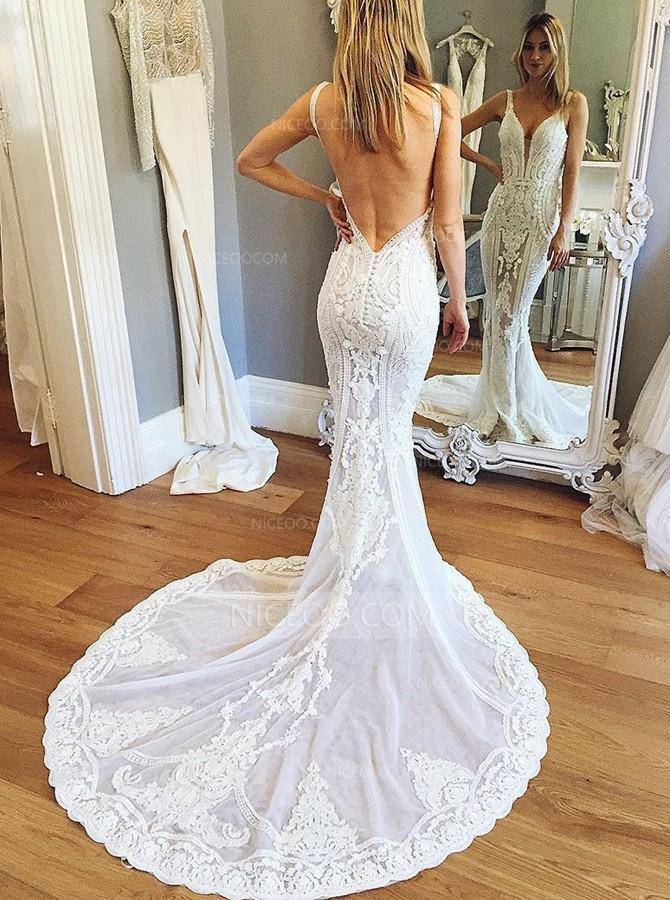Роскошное свадебное платье с открытой спиной: лучшие модели сезона