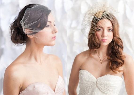 Советы по выбору свадебной вуалетки: к какому платью и прическе подойдет изысканная шляпка?