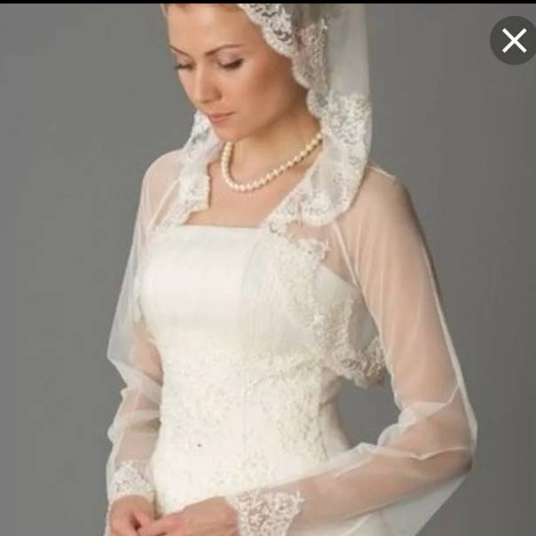 Платье для венчания в церкви. фото