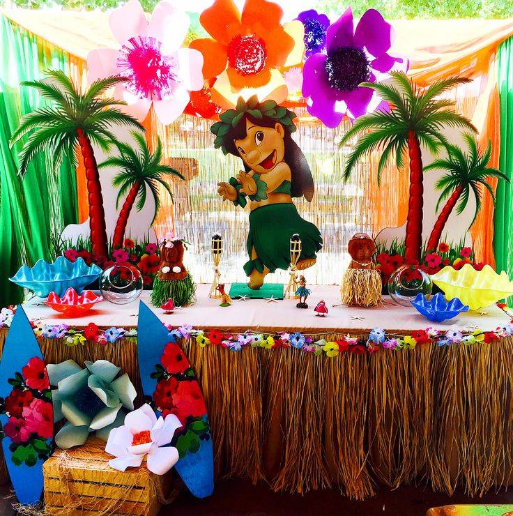 Девичник в стиле гавайской вечеринки, фото + видео