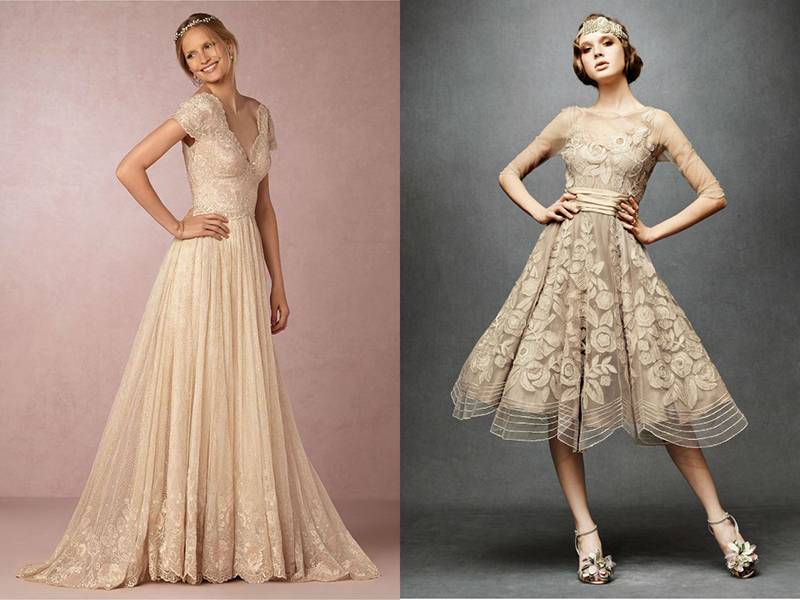 Свадебные платья в стиле ретро: фото, стиль разных эпох