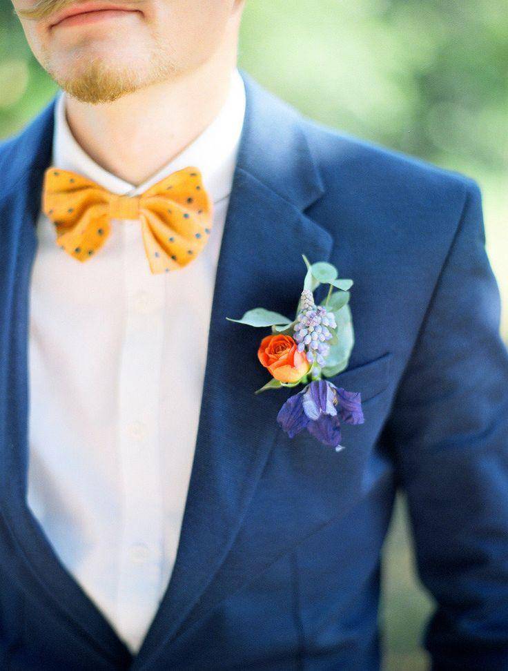 Бабочка к свадебному костюму