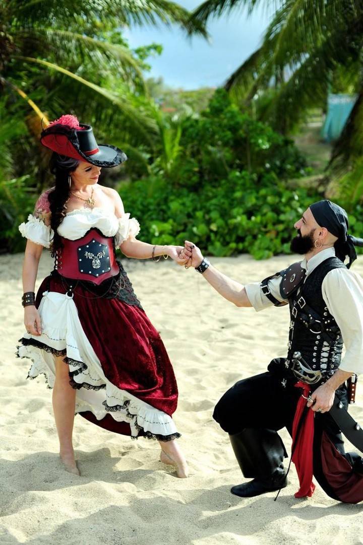 Свадьба в стиле пиратов — оригинально и весело!