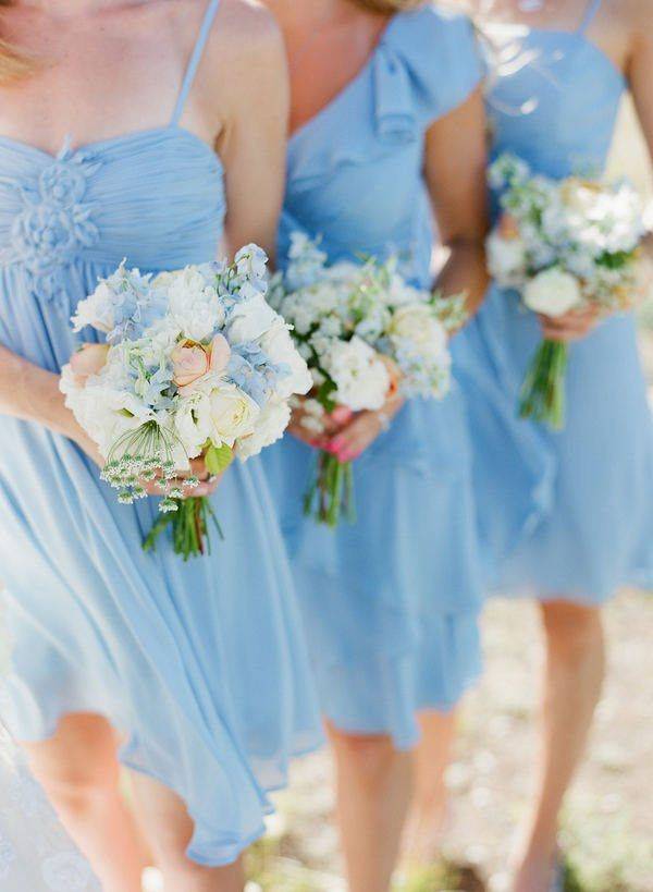 Как организовать голубую свадьбу – идеи для бракосочетания в небесном цвете