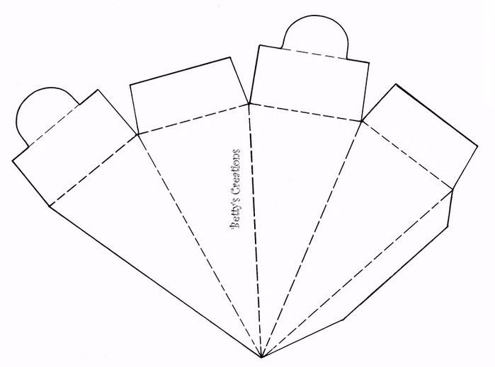 Как делается свадебная треугольная бонбоньерка своими руками – шаблоны и мастер-класс