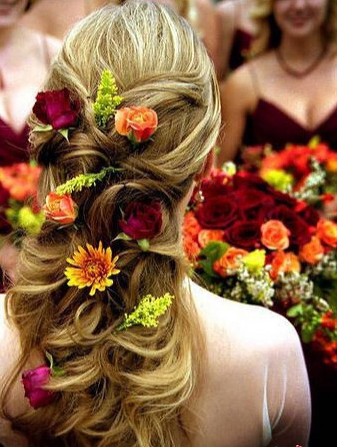 Свадебные прически на средние волосы пошагово: схемы, идеи, фото