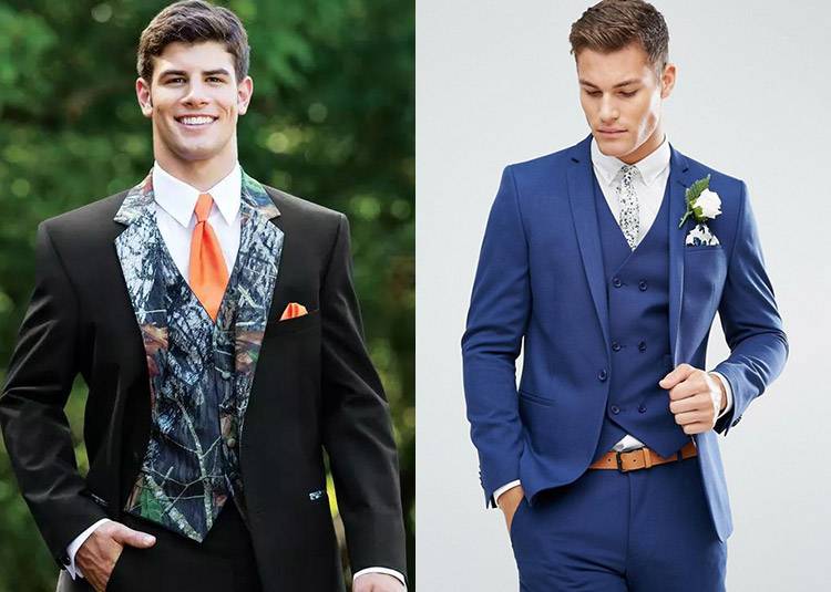Мужские костюмы на свадьбу 2017: 50+ фото идей и основных трендов