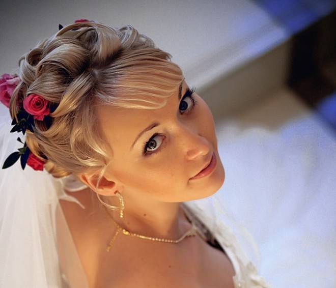 Свадебные прически на короткие волосы: 50 фото