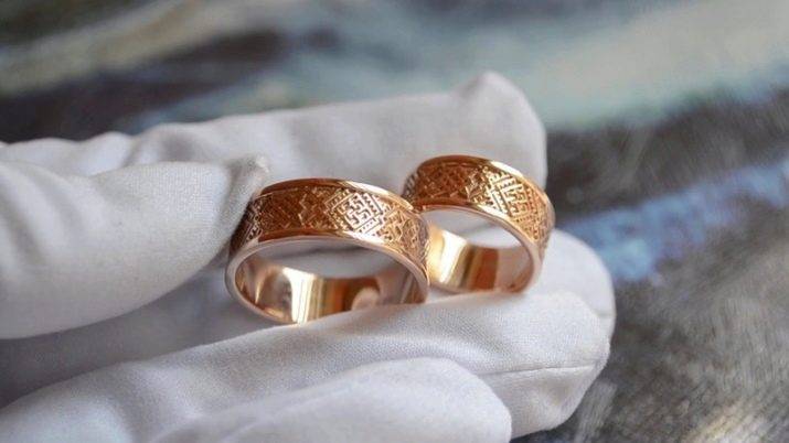 Мудрость предков – обручальные кольца в славянском стиле из золота и других металлов