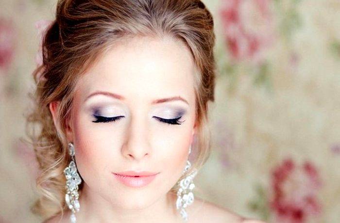 Нежный свадебный макияж для невесты — мастер-класс