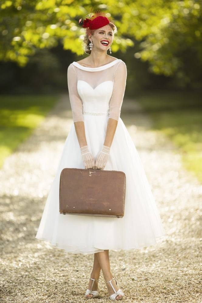 Образ эпохи стиляг: свадебное платье в стиле 60-х – фото вариантов