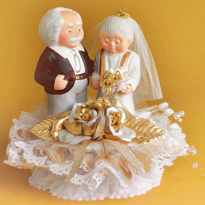 Что подарить на золотую свадьбу - 50 лет. список подарков от родных