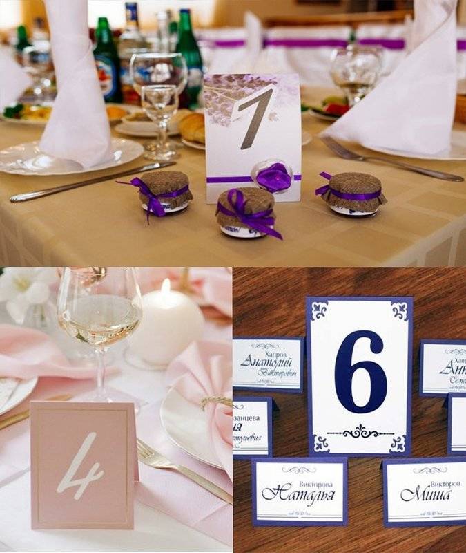Как самостоятельно сделать красивые таблички с номерками для гостей на свадьбе: пошаговая инструкция