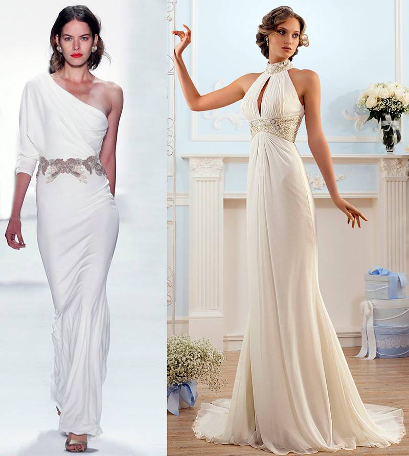 Как выбрать свадебное платье в греческом стиле