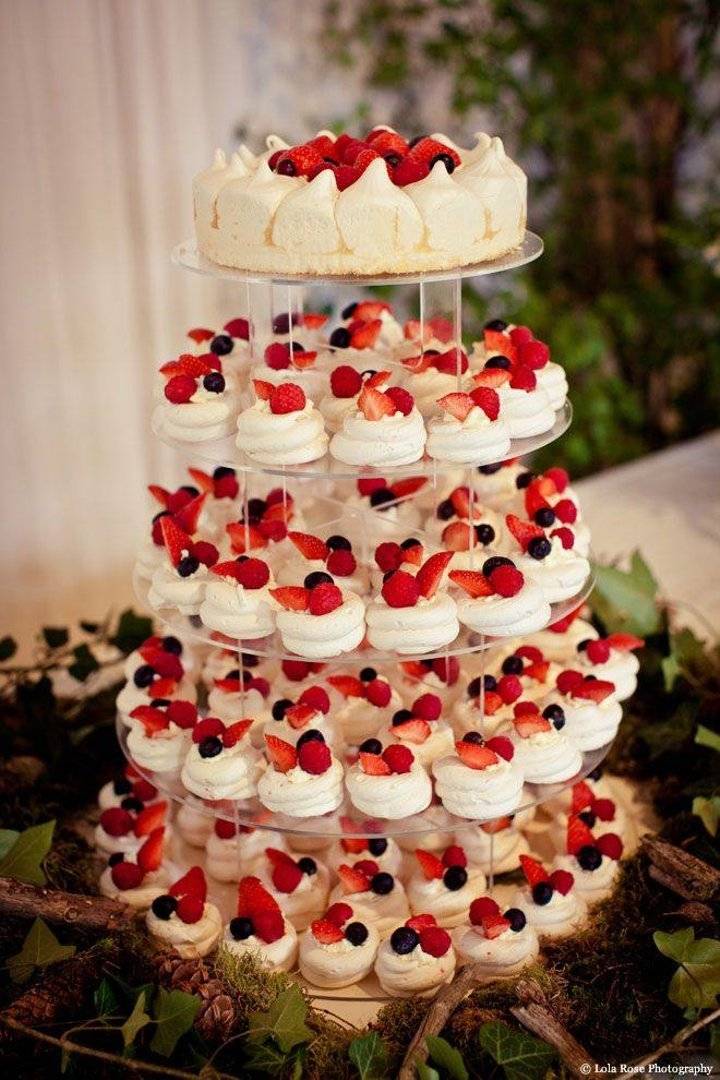 Свадебный торт с капкейками: идеи с фото