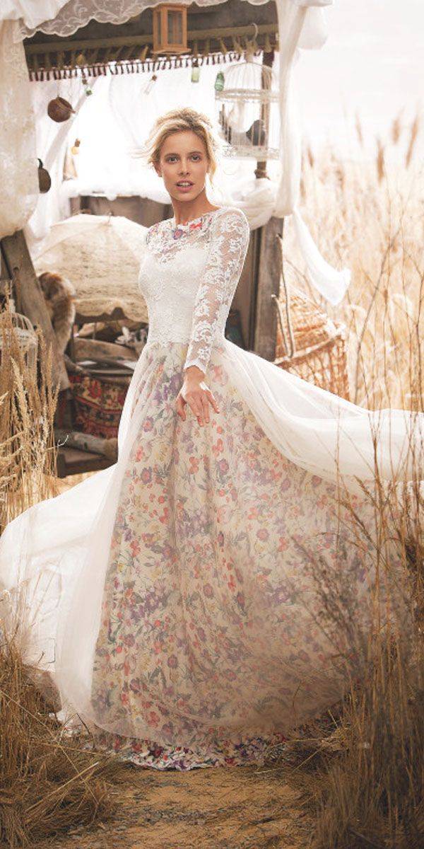 Свадебное платье в деревенском стиле: особенности фасона и материала, уместные украшения