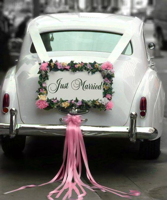 Мастер-класс по украшению свадебной машины